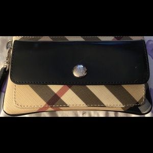 Multicolored Burberry Wristlet